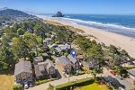Aerial View of The House at Cannon Beach